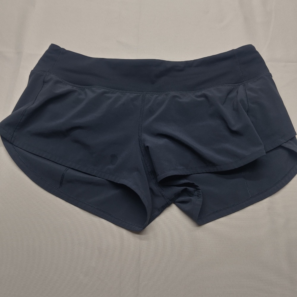 Lululemon Speed Up Low-Rise Lined Running Shorts 2.5 Black Size 8 Reg